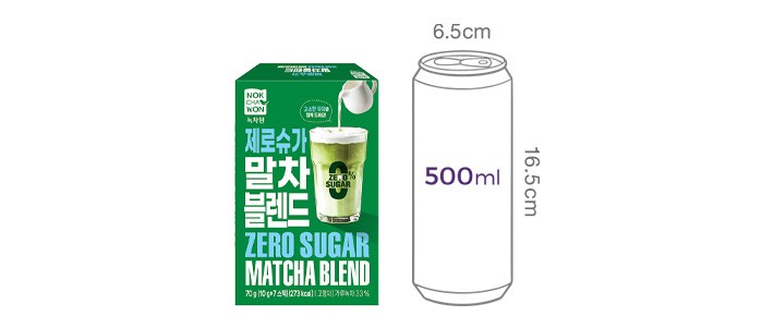 [녹차원] 제로슈가 말차 블렌드 (10g X 7개입)