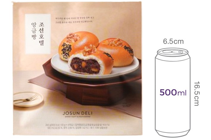 [조선델리] 조선호텔 팥앙금빵 65gX4개입