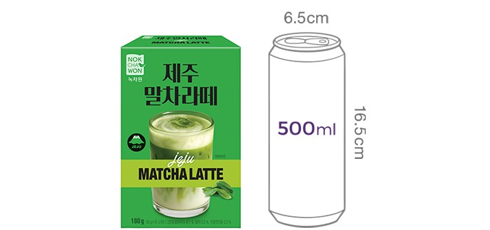 [녹차원] 제주말차라떼 (18g X 10개입)