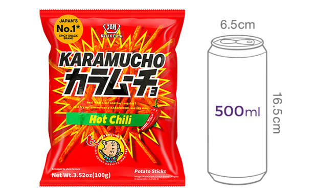 [코이케야] 카라무쵸 핫칠리 스틱 100g