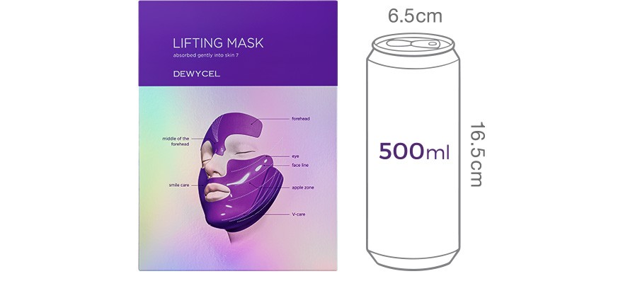 [듀이셀] 7리프팅 마스크 4P 1+1 기획 세트