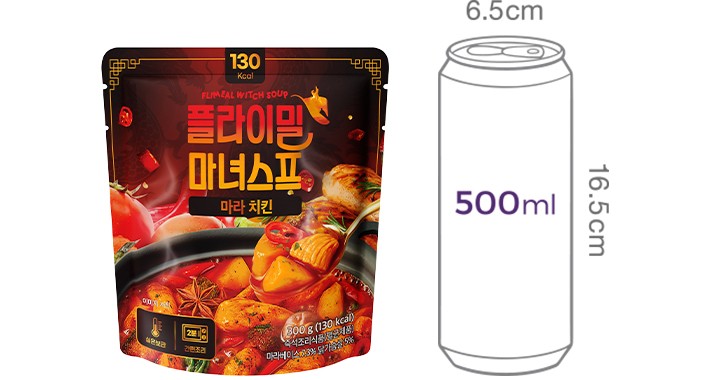 [플라이밀] 마녀스프 마라치킨 300g
