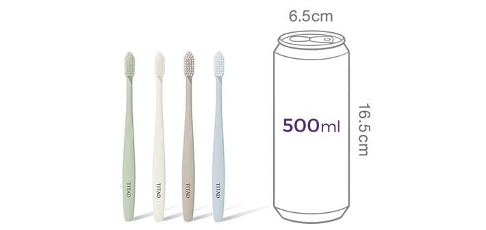 [티타드] 서스테이너블 칫솔 4개입 기획세트