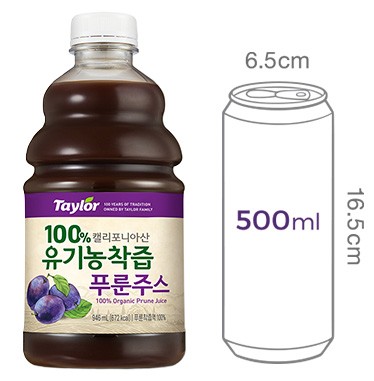 [테일러] 유기농 푸룬 착즙주스 946mL