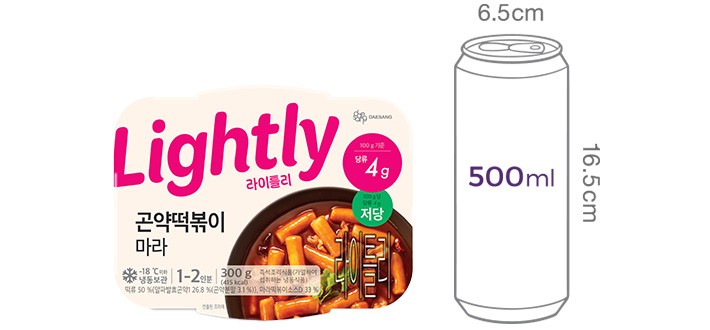 [라이틀리] 저당 곤약 떡볶이 (마라)