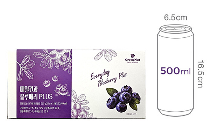 매일견과 블루베리 플러스 360g