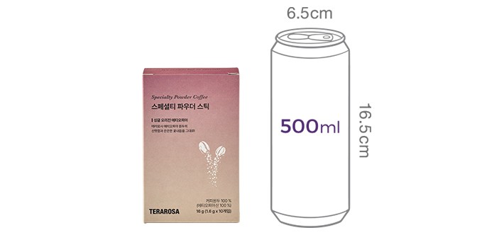 [테라로사] 스페셜티 파우더 스틱 에티오피아(1.6g X 10개입)