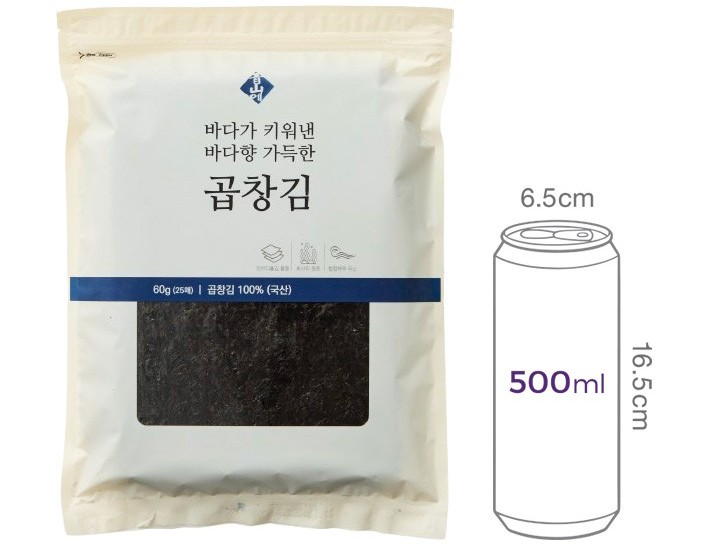 [청산에] 생곱창김 25매