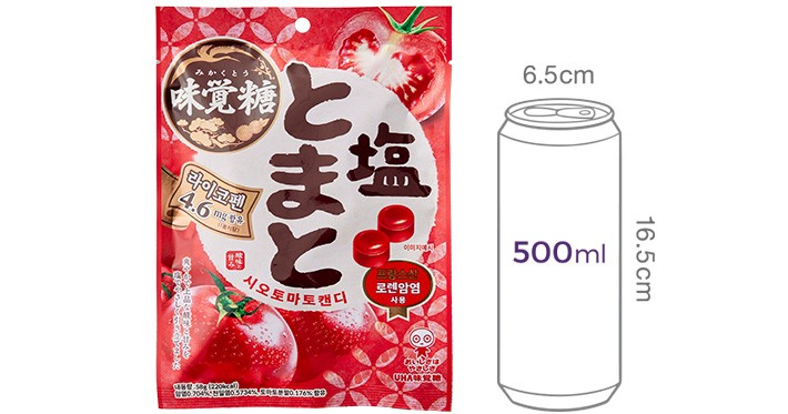 [미카쿠토] 시오 토마토 캔디 58g