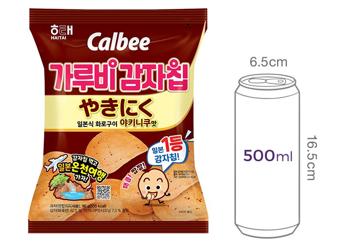 [해태] 가루비 감자칩 야키니쿠맛 96g
