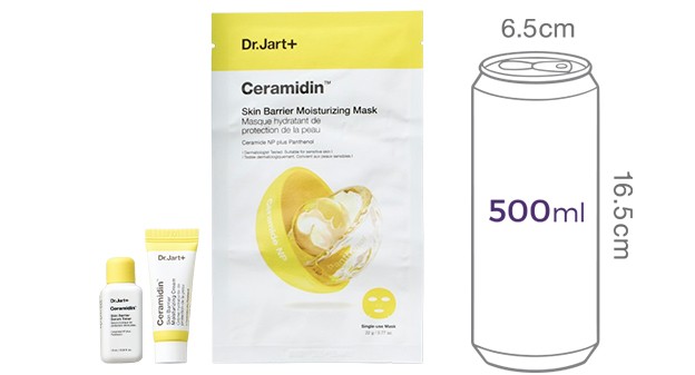 [닥터자르트] 세라마이딘 헬로 모이스처 트래블 세트(마스크팩 1매+크림 7ml+세럼토너 15ml)