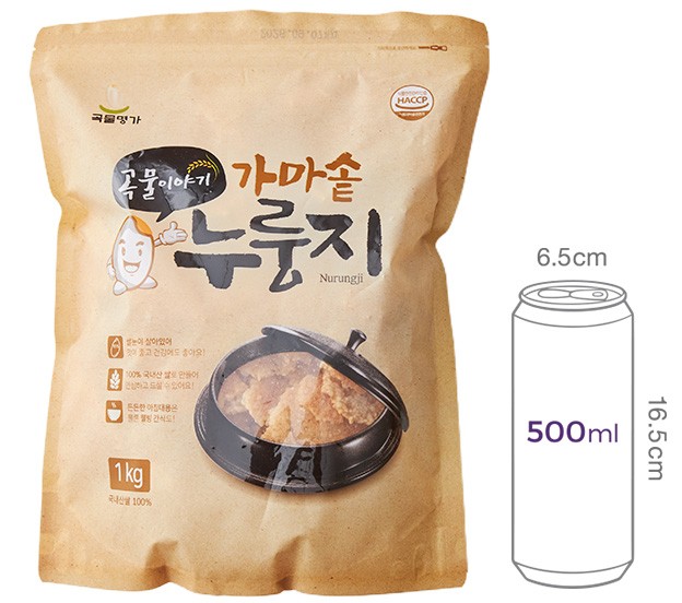 [곡물이야기] 가마솥 누룽지 1kg