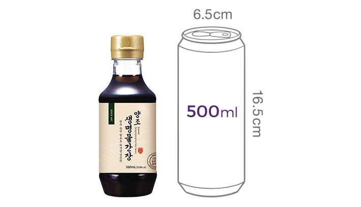 [신앙촌] 양조 생명물간장 360ml