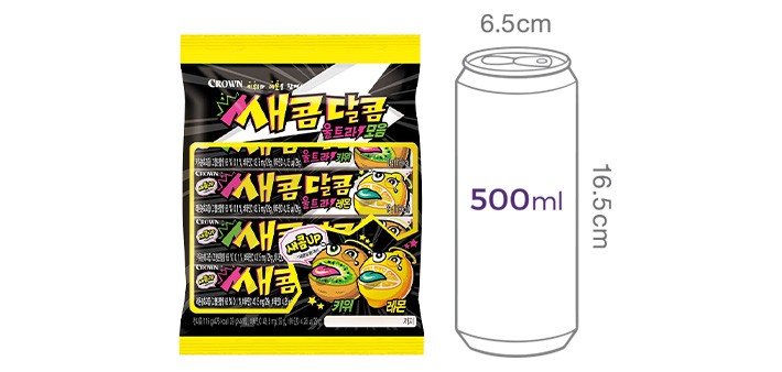 [크라운] 쌔콤달콤 울트라 모음 4번들 116g