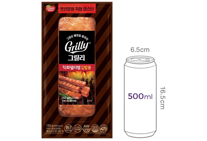 [동원] 그릴리 직화 델리햄 김밥용 150g