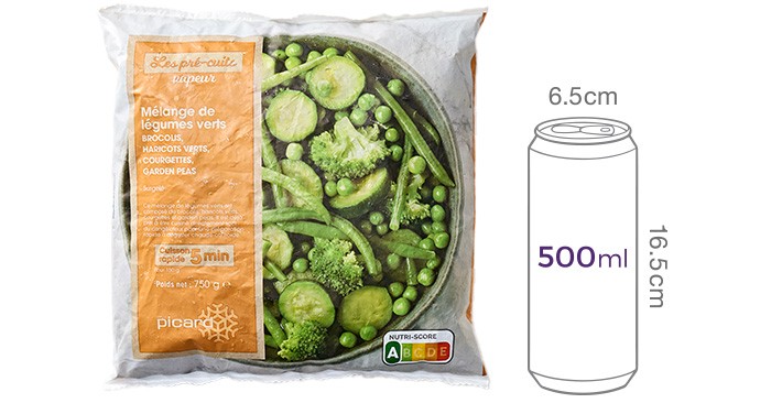 [Picard] 그린 채소 믹스 750g