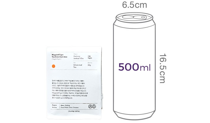 [맥파이앤타이거] 잎차 하동잭살차 30g