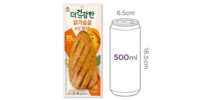 [더건강한] 닭가슴살 순살 케이준 100g