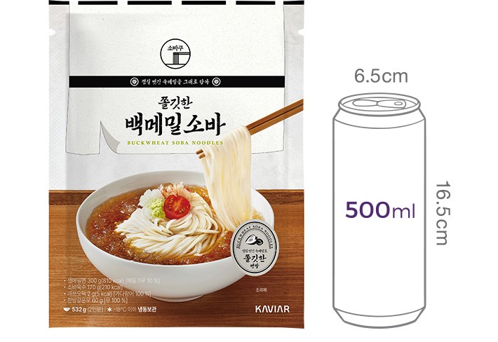 [소바쿠] 쫄깃한 백메밀소바