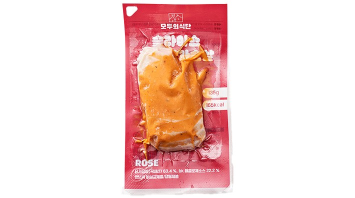 [모두의식단] 슬라이스 로제맛 닭가슴살 135g