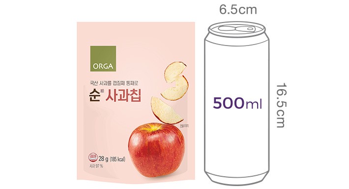 [올가] 순사과칩 28g