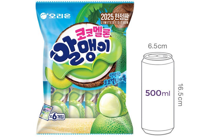 [오리온] 시즌한정 코코멜론 알맹이젤리 216g