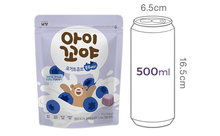 [남양] 아이꼬야 요거트볼 블루베리 17g