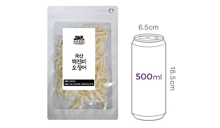 [수산곳간] 국산 백진미 오징어 100g