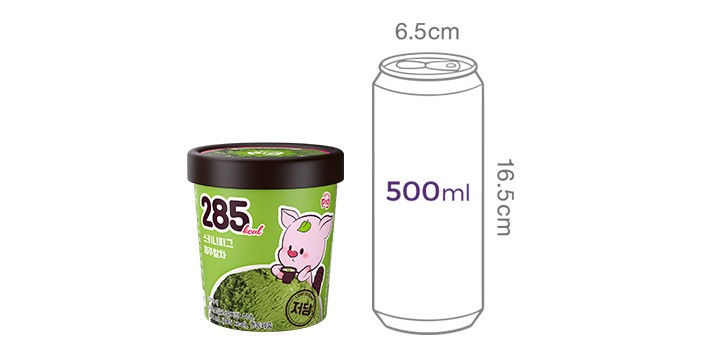 [스키니피그] 저당 제주말차 파인트 474mL