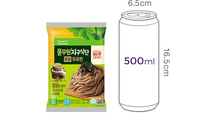 [풀무원] 지구식단 메밀두유면
