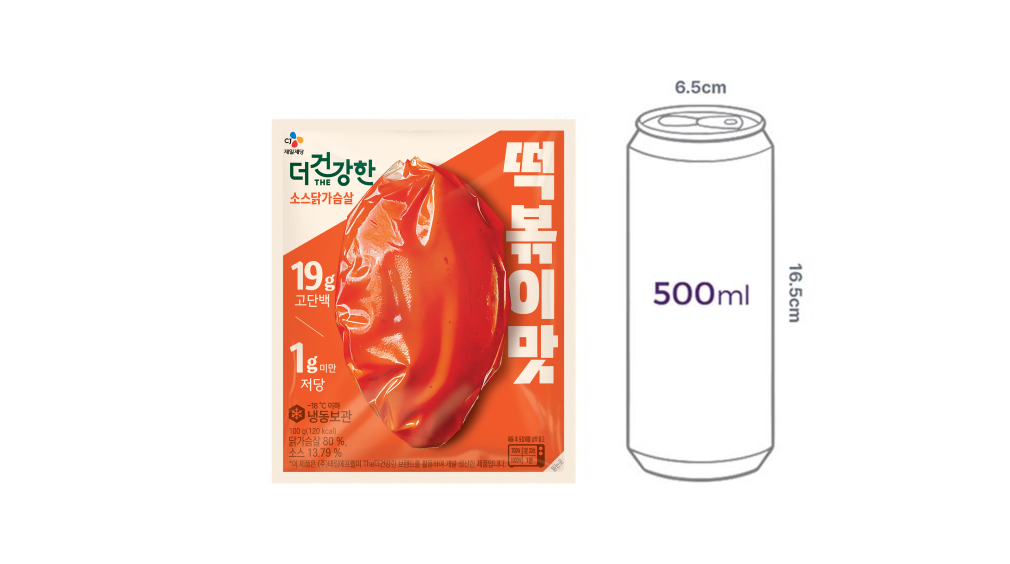 [더건강한] 소스 닭가슴살 떡볶이 100g (냉동)