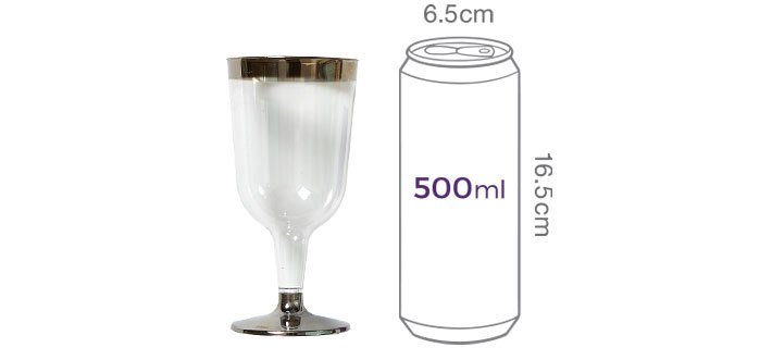 [듀니] 플라스틱 와인잔 (180mL 12개입)