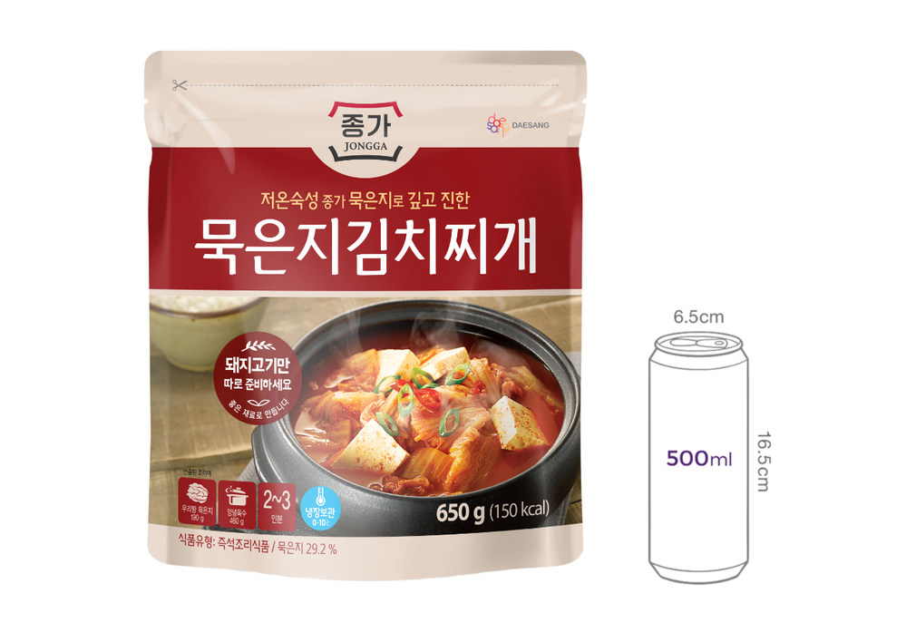 [종가] 묵은지 김치찌개 650g