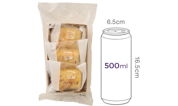 [윤종희전통떡방] 단호박떡 (70g X 3개입)