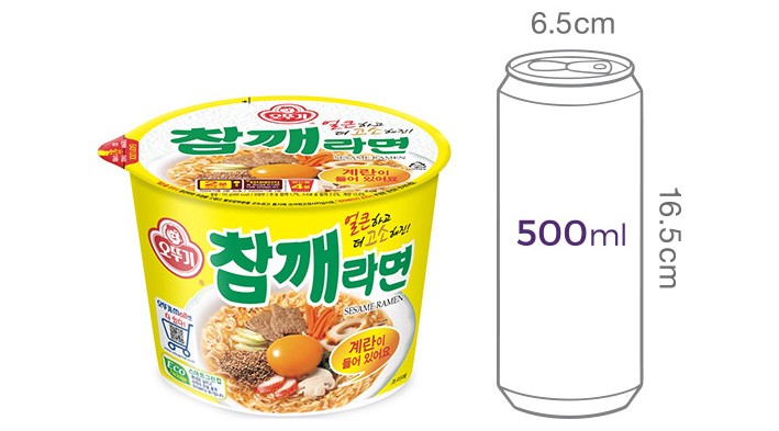 [오뚜기] 참깨라면 컵 110g