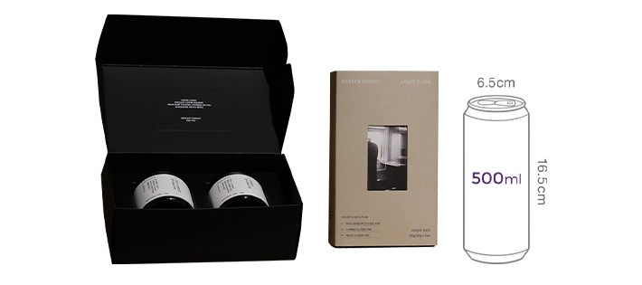 [선물세트][센터커피] 아이스브레이커&에티오피아 디카페인 스페셜티 인스턴트 커피 2종세트