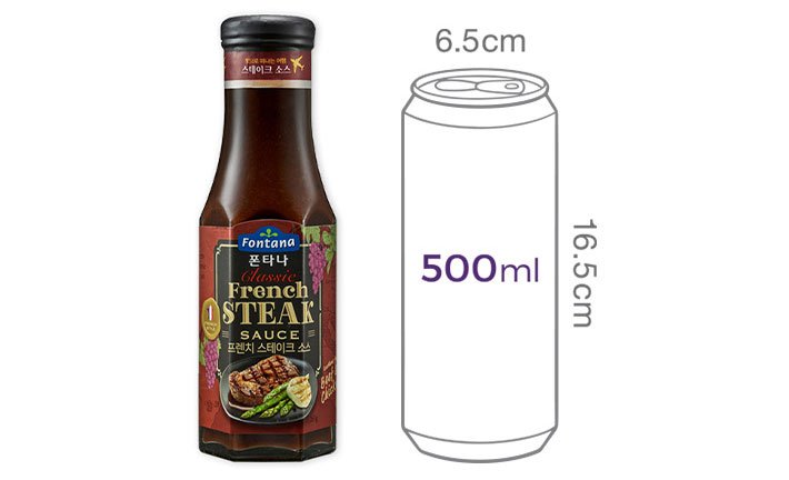 [폰타나] 클래식 프렌치 스테이크 소스 265g