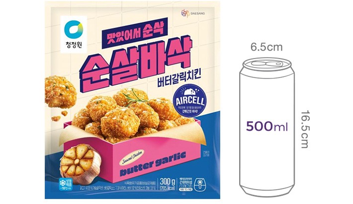 [청정원] 순살바삭 버터갈릭치킨 300g