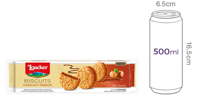 [로아커] 샌드 비스킷 (헤이즐넛) 80g