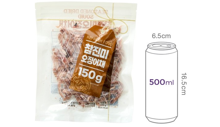 [우물우물] 참진미 오징어채 150g