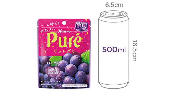 [칸로] 퓨레 구미 포도 56g