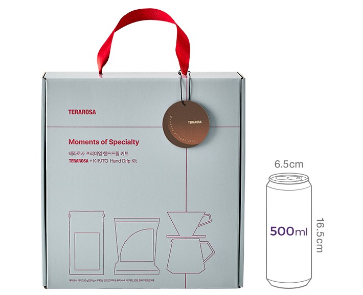 [선물세트][테라로사X킨토] 원두&핸드드립 키트(풀문 250g)