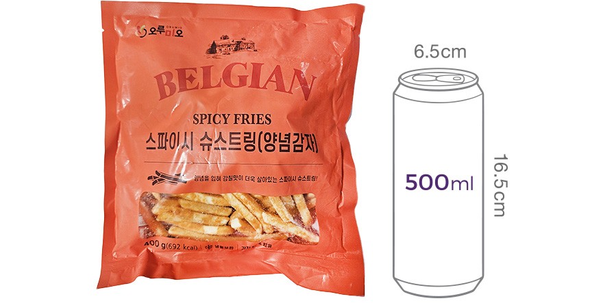 [컬리멤버스][루토사] 스파이시 슈스트링 400g