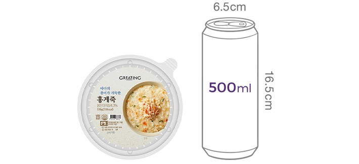 [그리팅] 홍게죽 330g