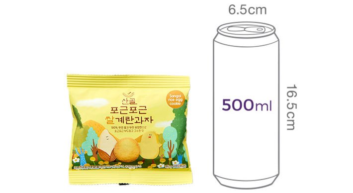 [에코맘의산골이유식] 산골 포근포근 쌀계란과자 40g