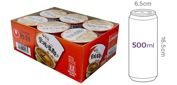 [농심] 안성탕면컵 6입