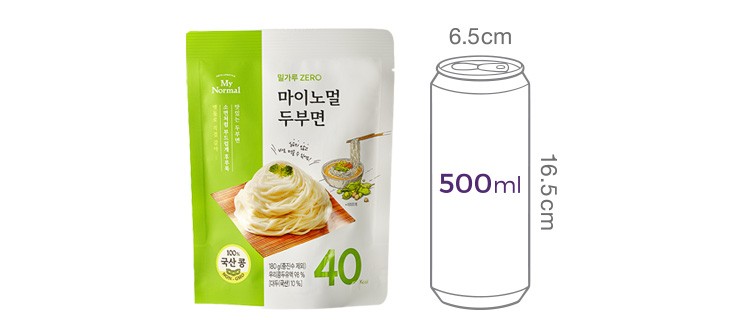 [마이노멀] 100% 국산콩 두부면 1입