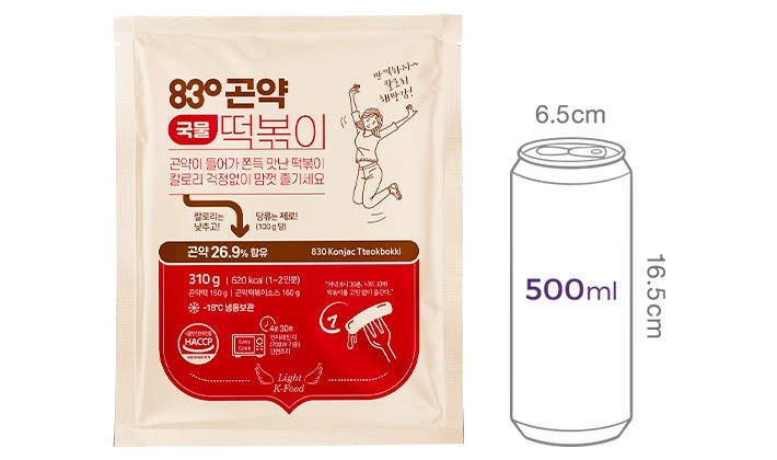 [830] 곤약 국물떡볶이 310g