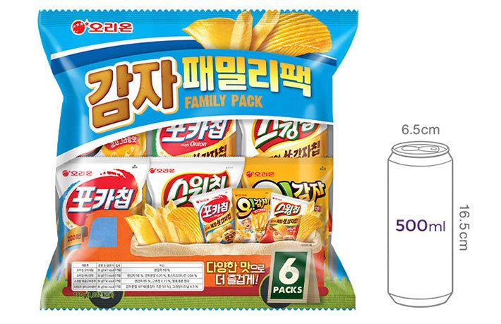 [오리온] 감자패밀리팩 180g