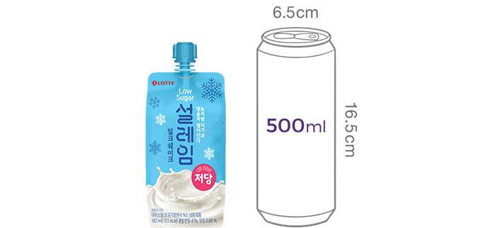 [롯데웰푸드] 저당 설레임 밀크쉐이크 160mL